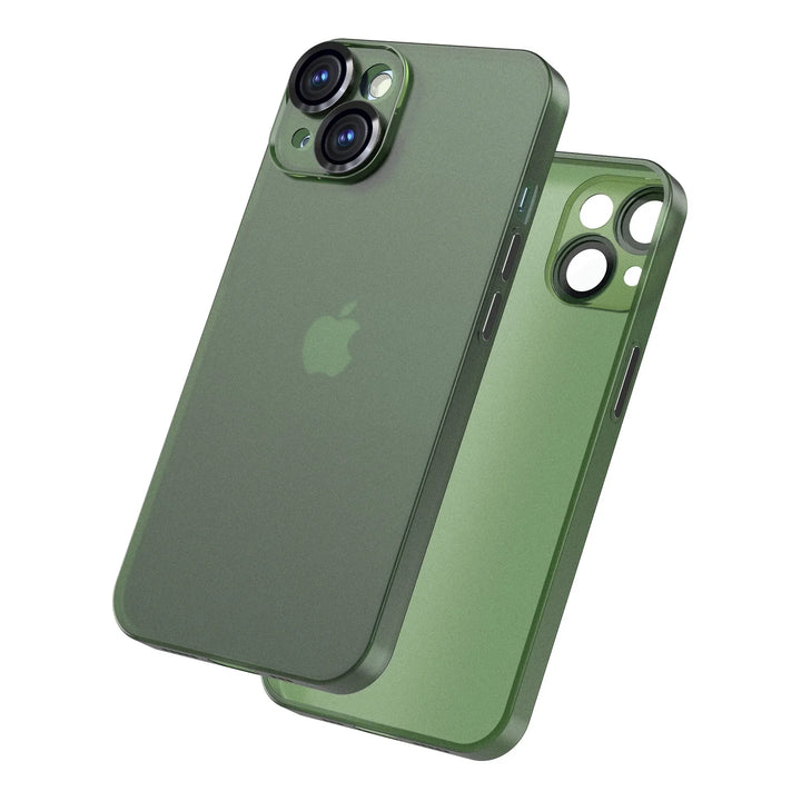 Thinnest Silicone Case with Metal Camera Protection Rings - iPhone