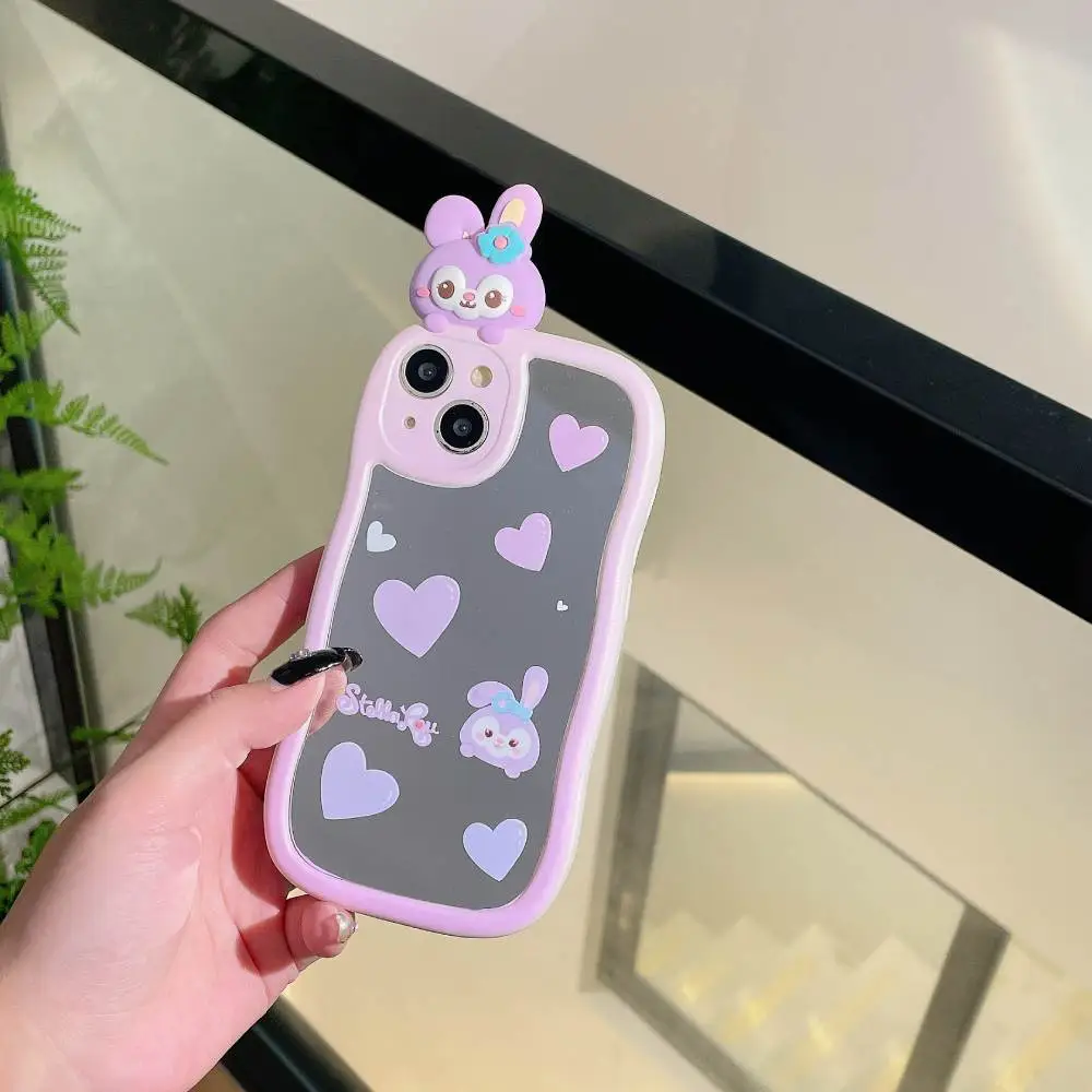 Purple Bunny Mirror Phone Case - iPhone