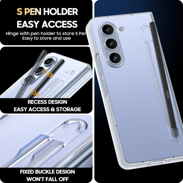 Galaxy Z Fold Series Clear Transparent Case