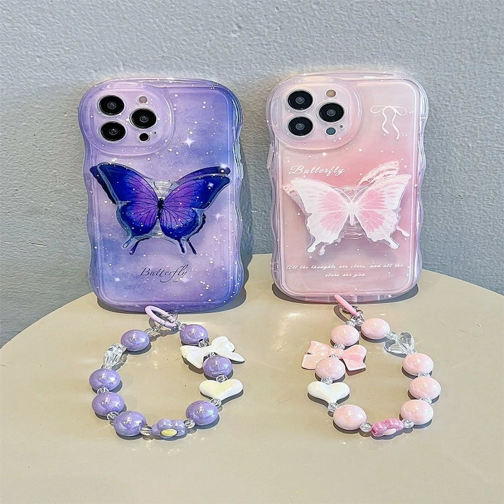 Butterfly Radiance Case with Charm - iPhone