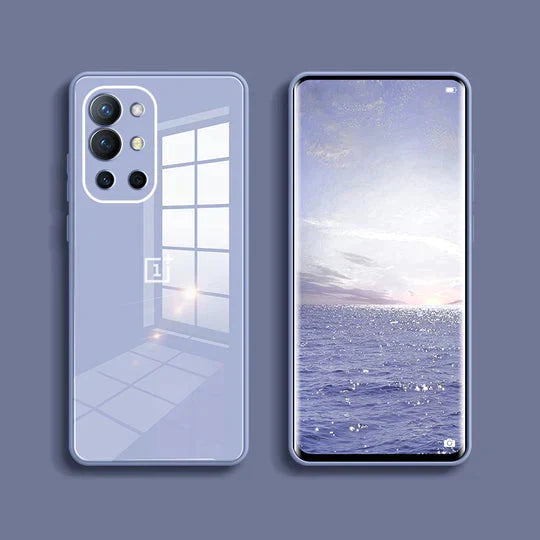 Solid Color Frosted 3D Glass Case - OnePlus (Buy 1 Get 1)