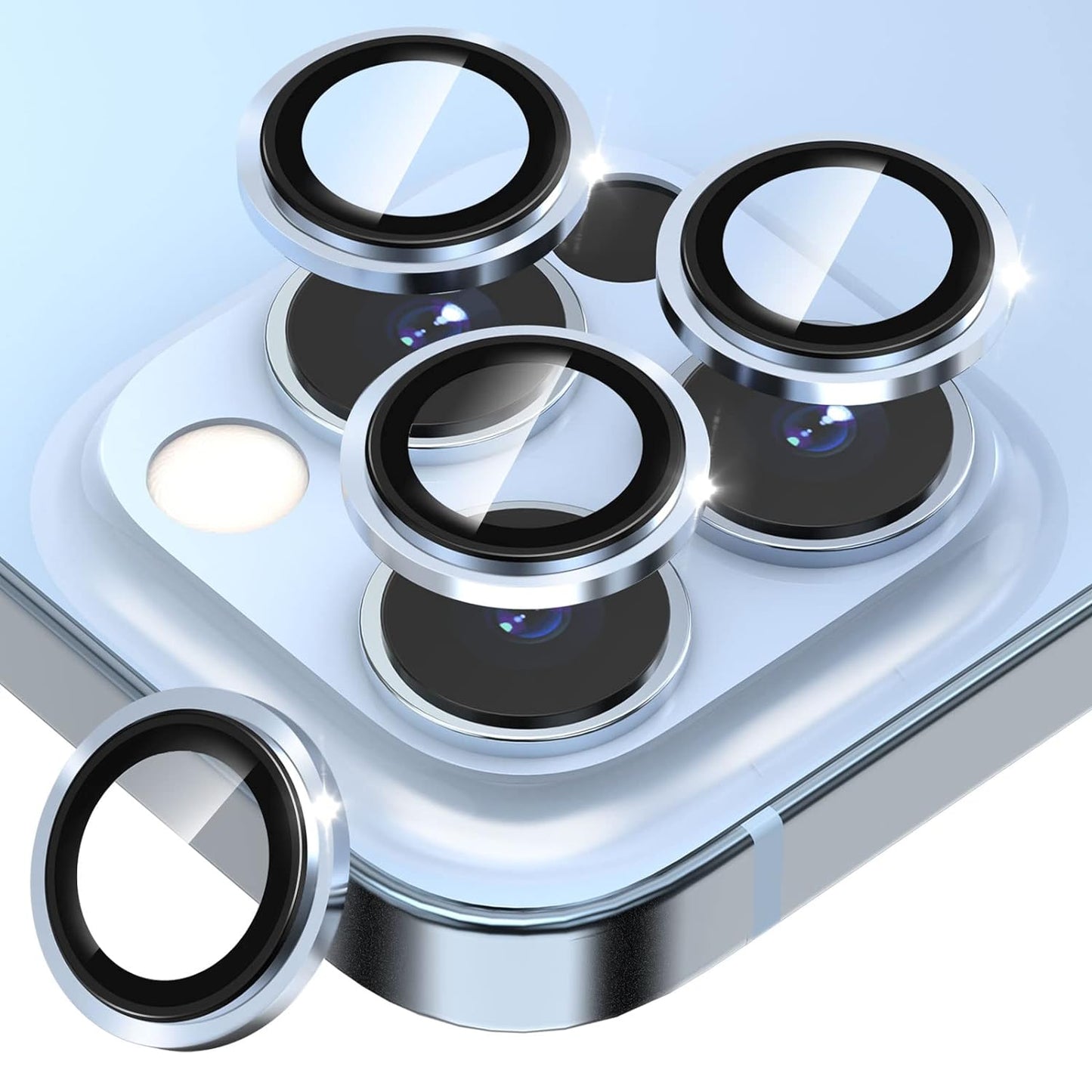 Aluminium Alloy Easy to Install Camera Rings - iPhone