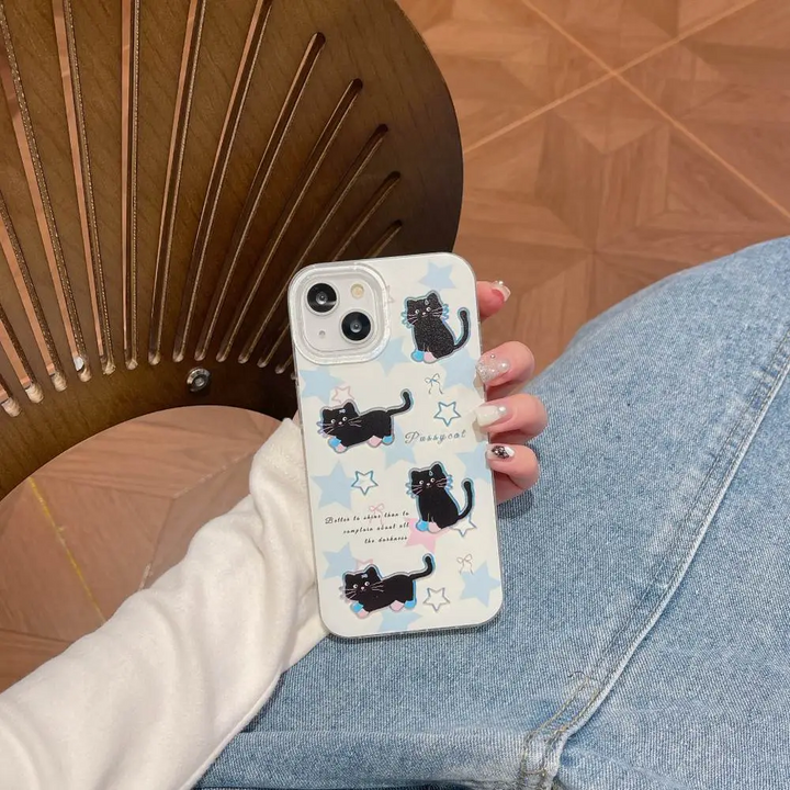 Cat Sprinkle Glitter Case- iPhone