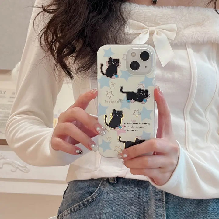 Cat Sprinkle Glitter Case- iPhone