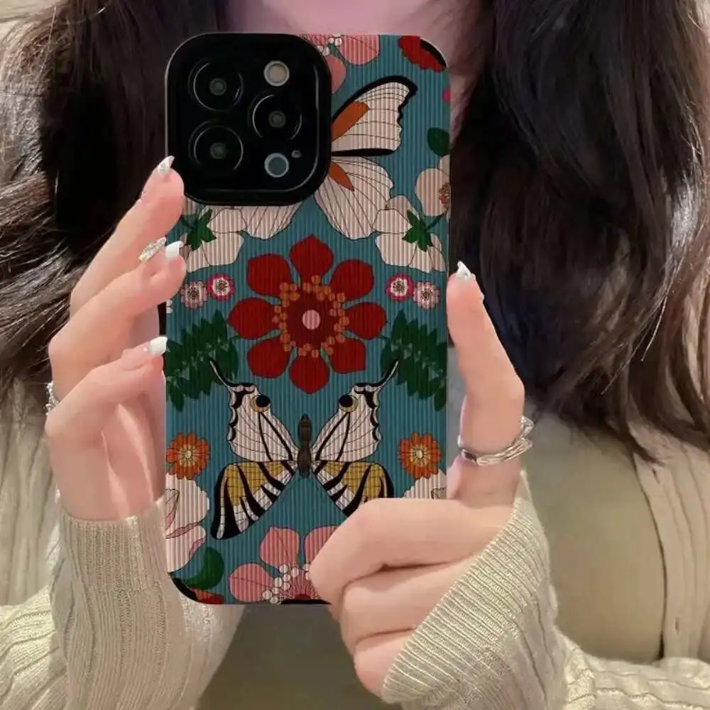 Flower Butterfly Camera Protector Case - iPhone