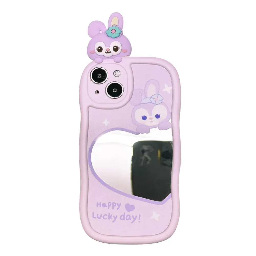 Purple Bunny Mirror Phone Case - iPhone