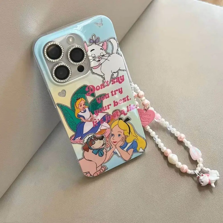 Miss Princess Case With Pendant Charm - iPhone