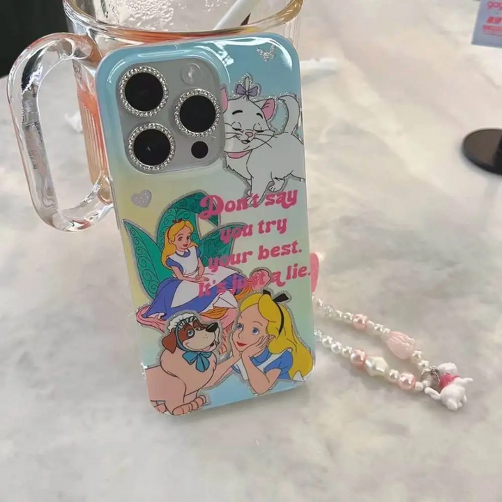 Miss Princess Case With Pendant Charm - iPhone