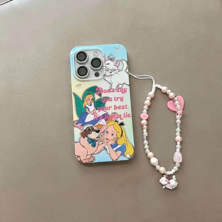 Miss Princess Case With Pendant Charm - iPhone