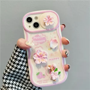 Flower Case With Camera Slider Protection - iPhone