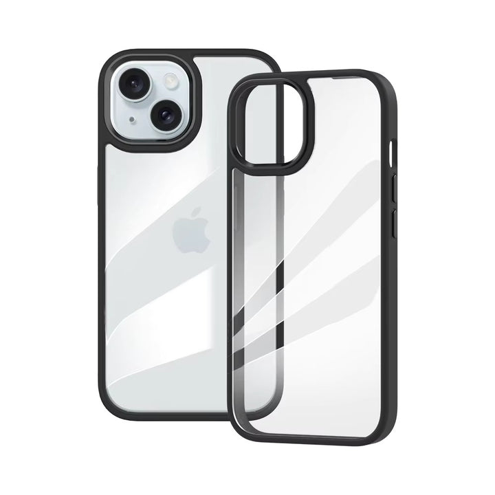 Luxury Metal Camera Frame Button Shockproof Case  - iPhone