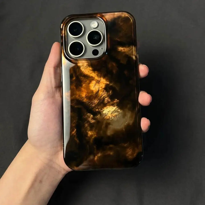 Marble Fire Mystic Aura Case - iPhone