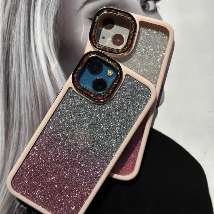 Shimmer Case With Stone Camera Chrome - iPhone