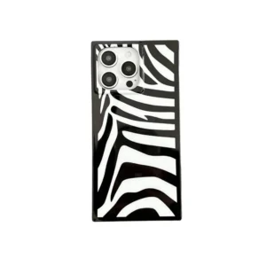 3D Rectangular Shape Zebra Case - iPhone