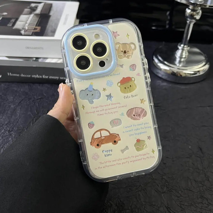 Whimsical Bear Parade Case - iPhone