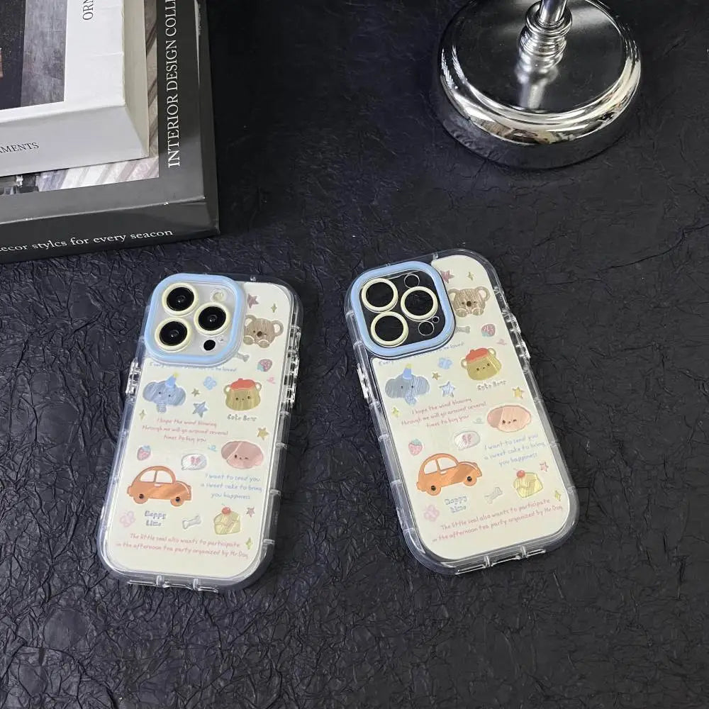 Whimsical Bear Parade Case - iPhone