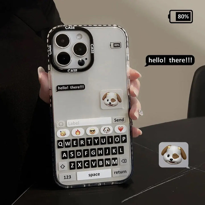 Chat Box Shockproof Creative Case - iPhone