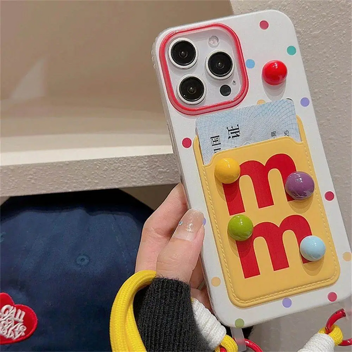 M&M Card Holder Case With Hanging - iPhone