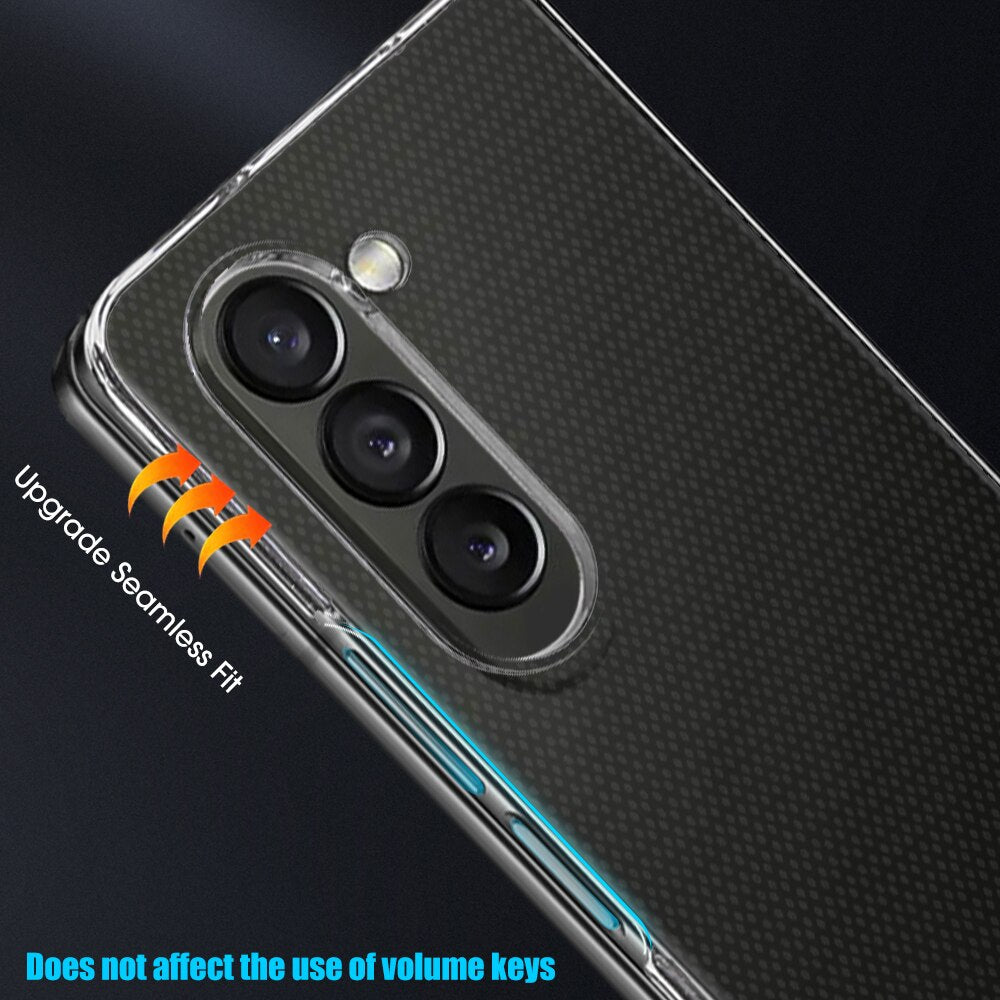 Galaxy Z Fold5 Transparent Non-Yellowing Bumper Case