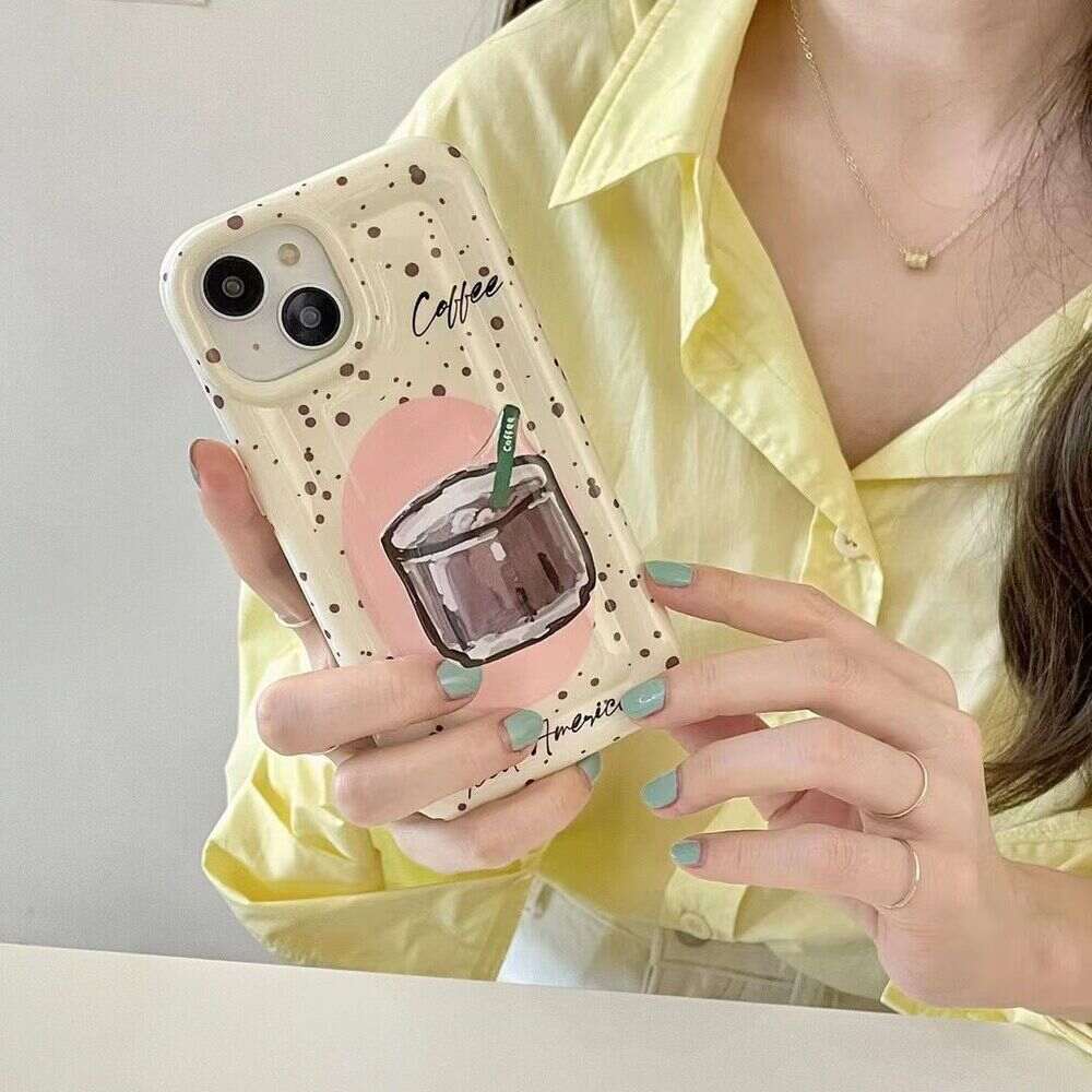 Coffee Bean Case With Charm - iPhone