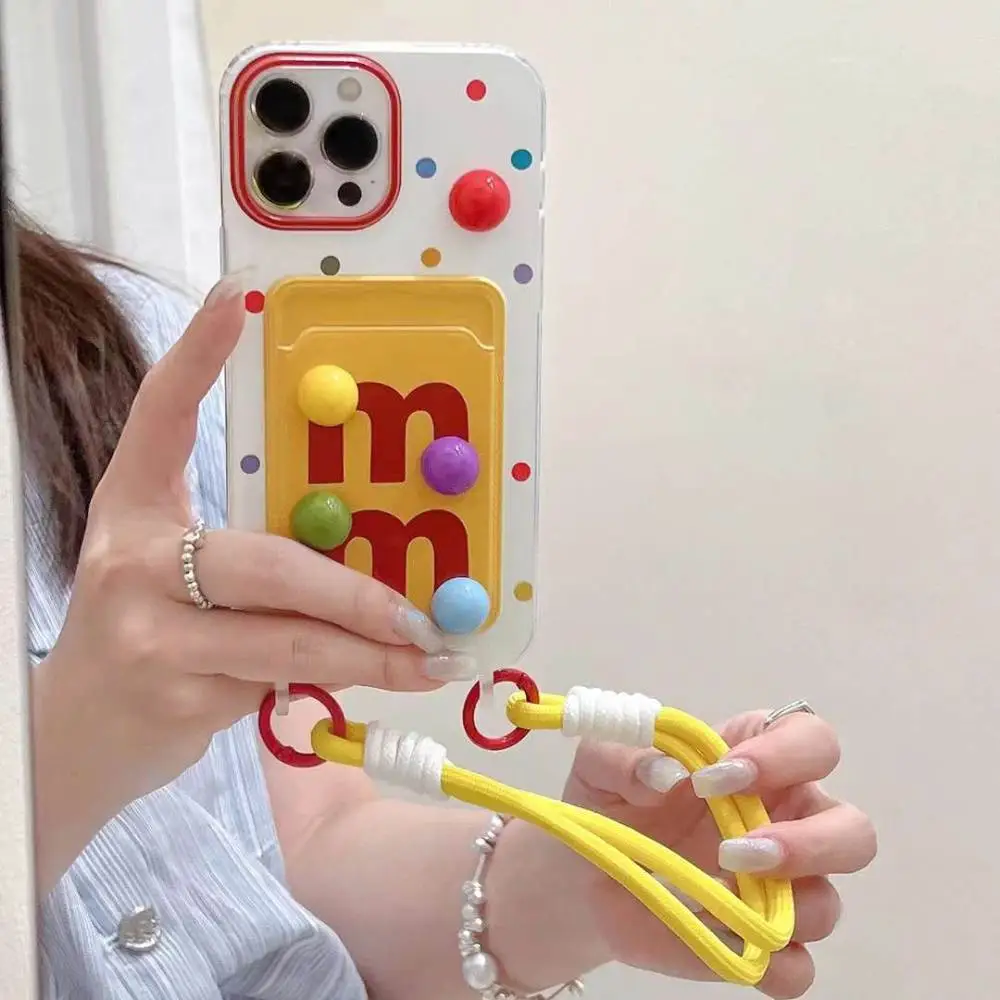 M&M Card Holder Case With Hanging - iPhone