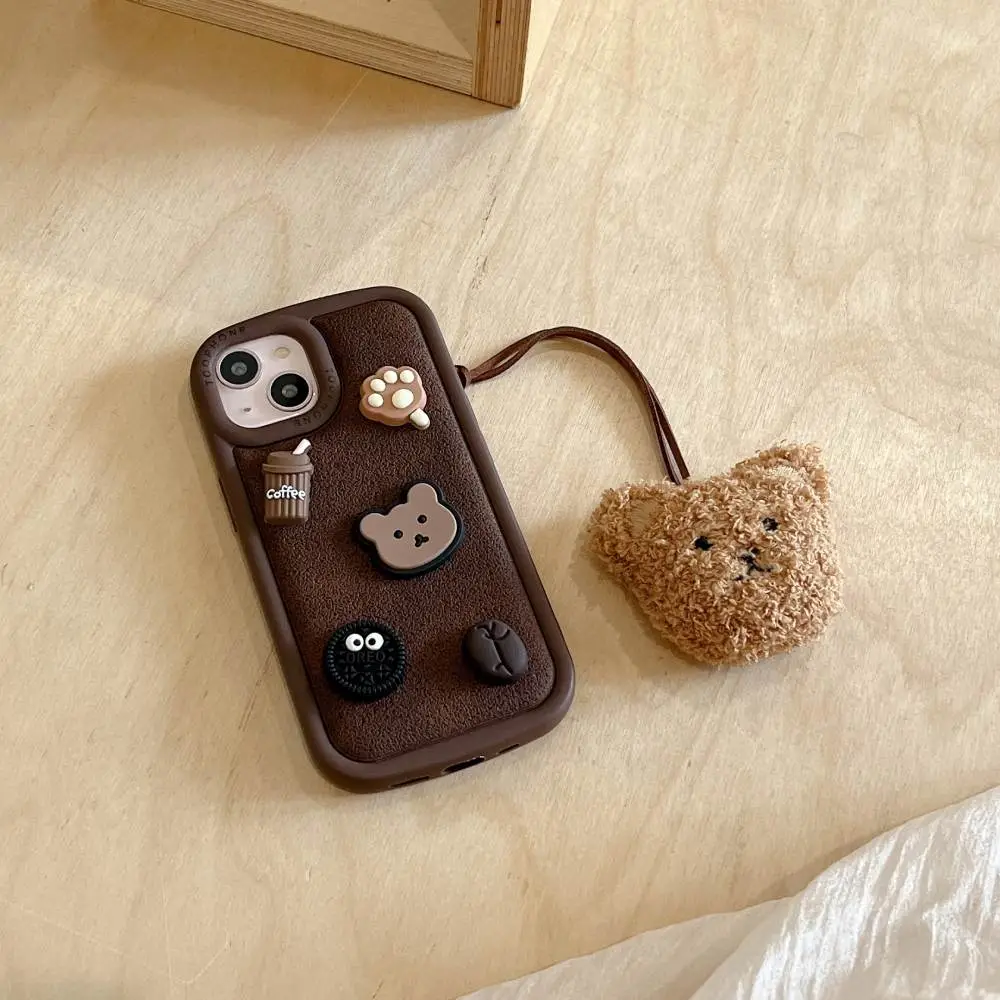 Paw Coffee And Cookie Case With Paw Pendant - iPhone