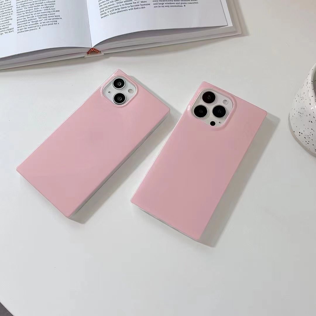 Rectangular Pink Case  - iPhone