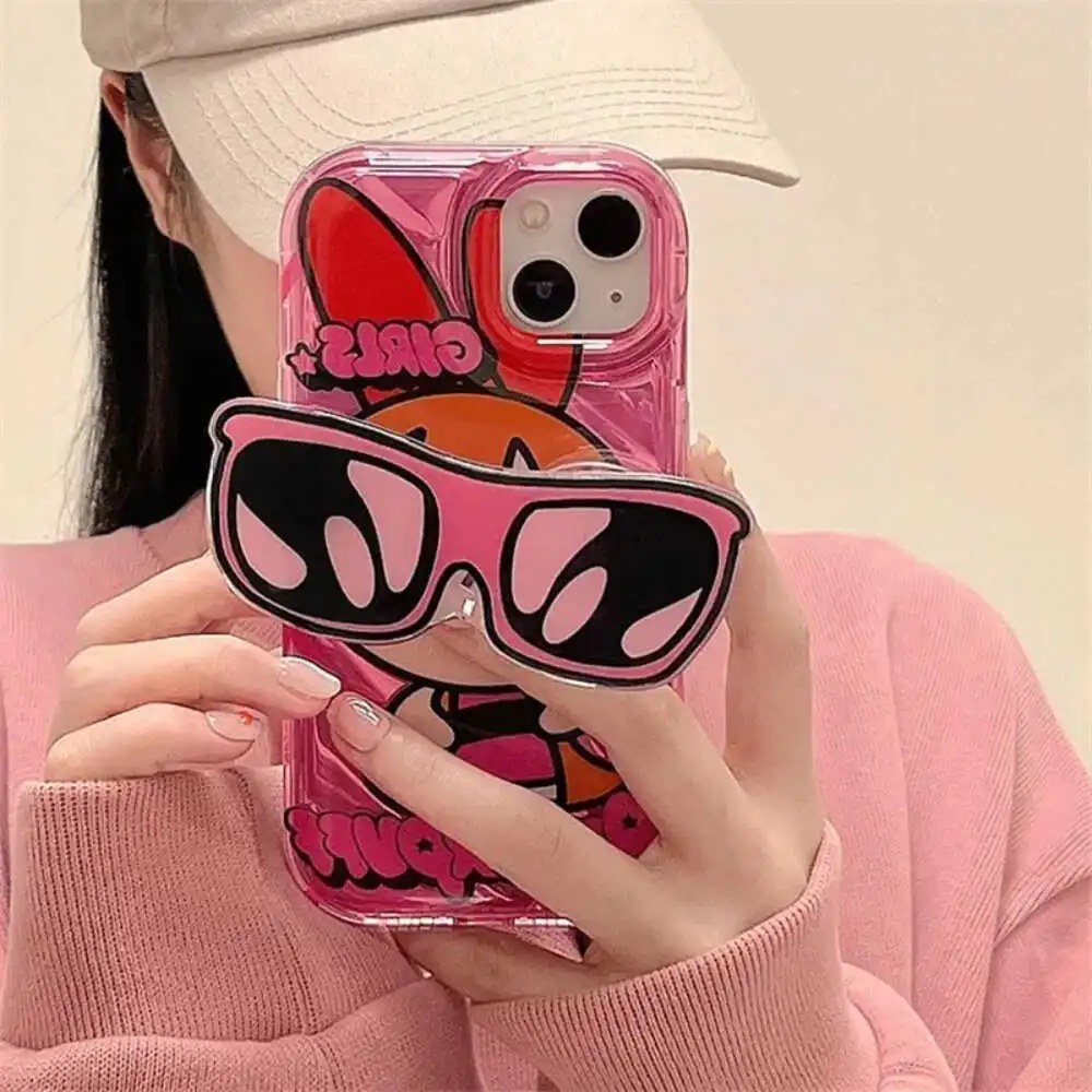 Powerpuff Girls With Pop Socket - iPhone