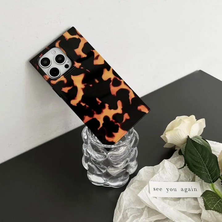 3D Rectangular Shape Fire Case - iPhone