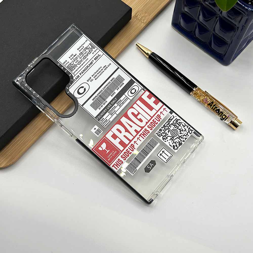 Luxury Fashion Popular Fragile Tag Case - Samsung