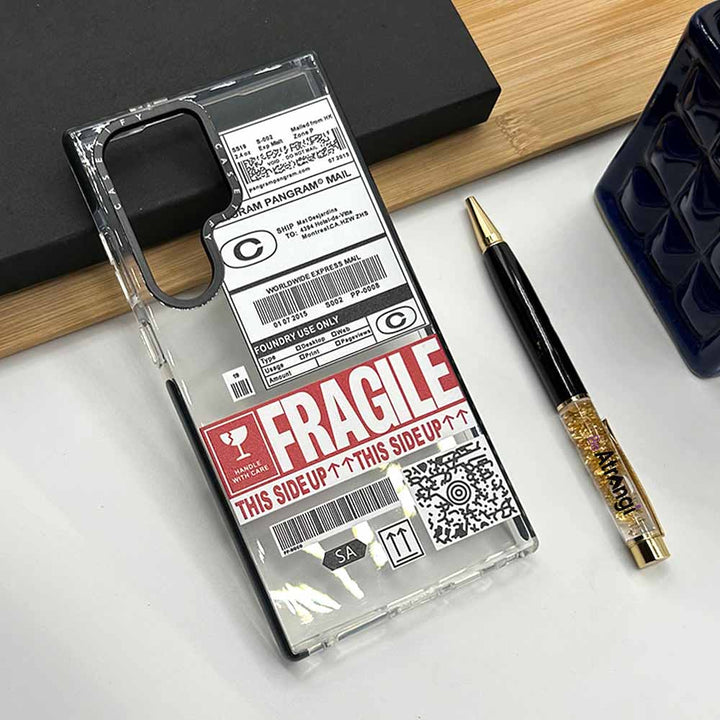 Luxury Fashion Popular Fragile Tag Case - Samsung