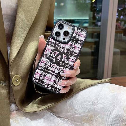 Premium Chanel Design Case - iPhone