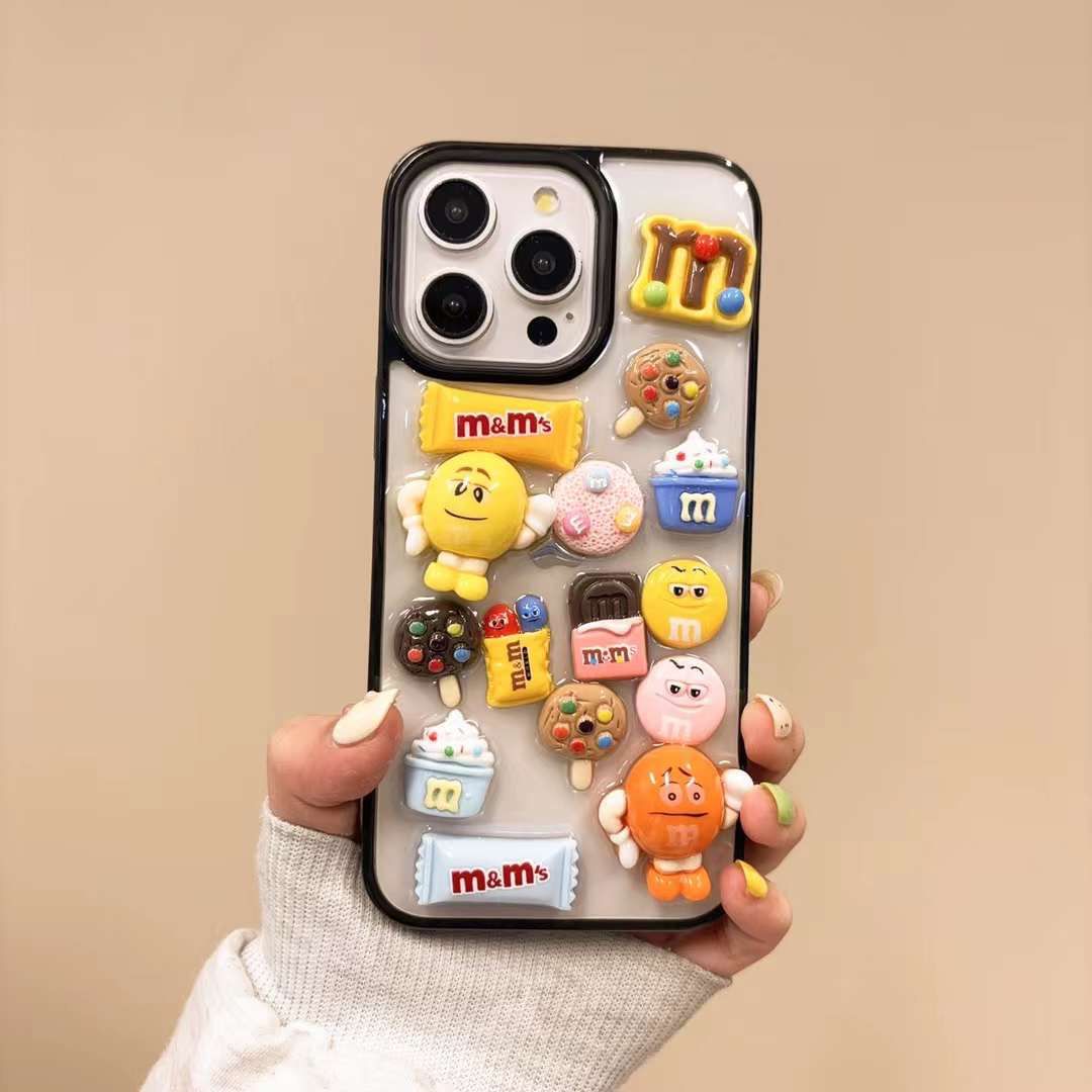 M&M 3D Characters Case - iPhone