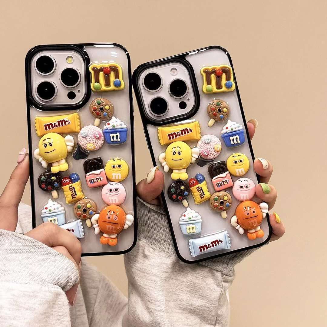 M&M 3D Characters Case - iPhone