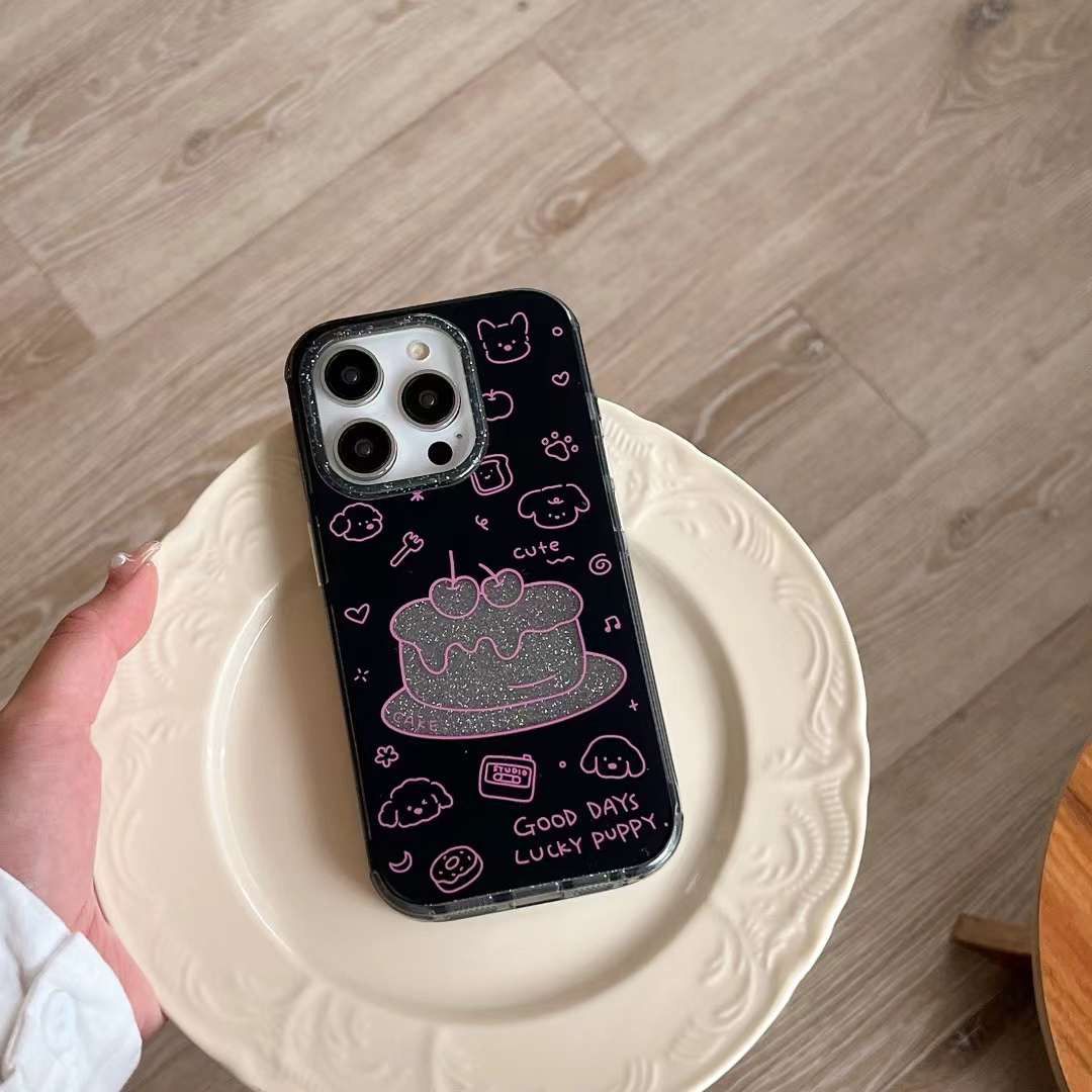 Cute Fitter Birthday Cake Case - iPhone