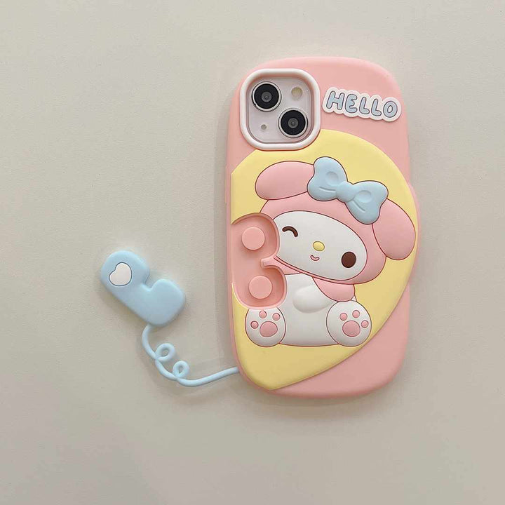 Melody Cat Calling Silicone Case - iPhone