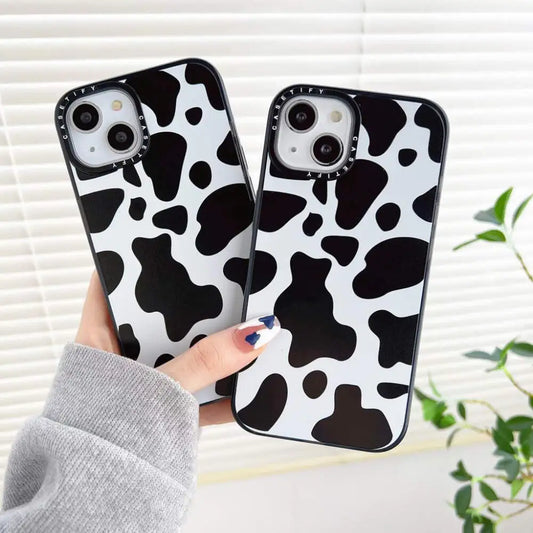 Silicon Cow Print Case - iPhone