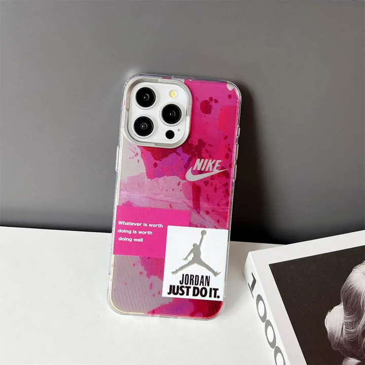 J*rd*n Pink Splash Phone Case - iPhone