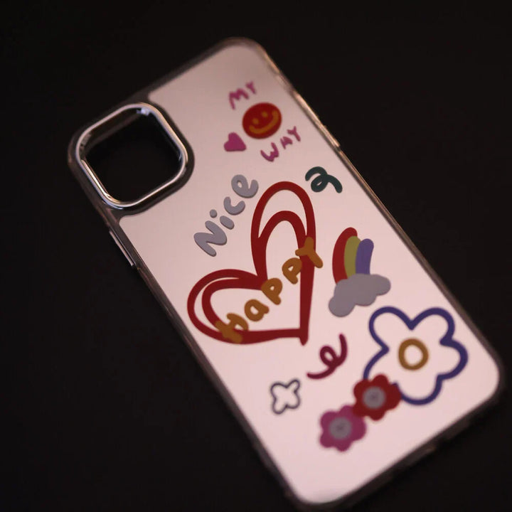 Nice Heart Mirror case - iPhone