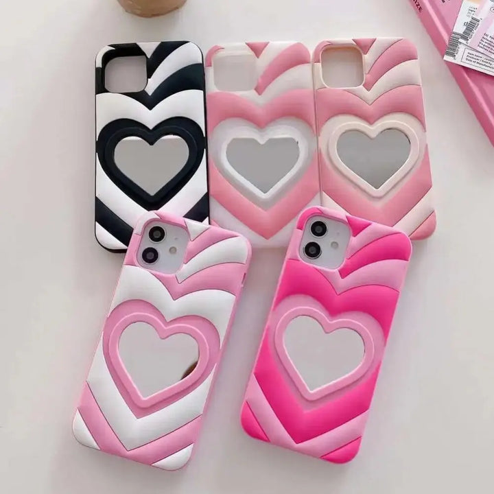 Mirror Heart Case - iPhone