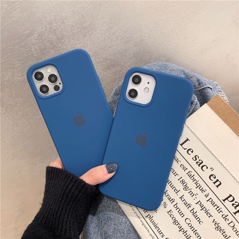 iPhone Liquid Silicone Case Cover ( COBALT BLUE )