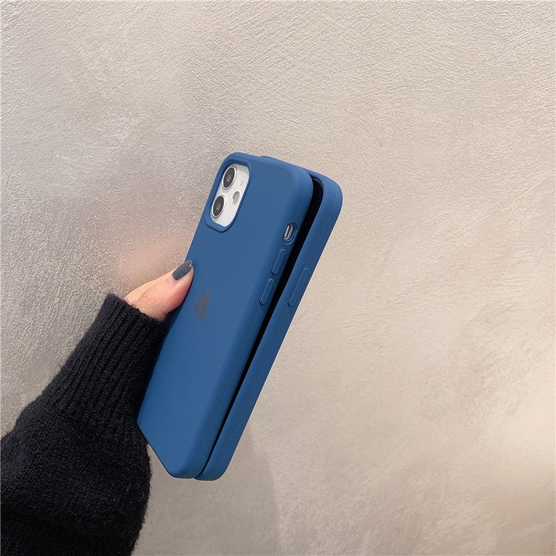 iPhone Liquid Silicone Case Cover ( COBALT BLUE )