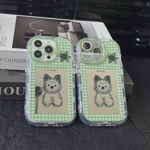 Pawfect Gingham Mirror Case - iPhone