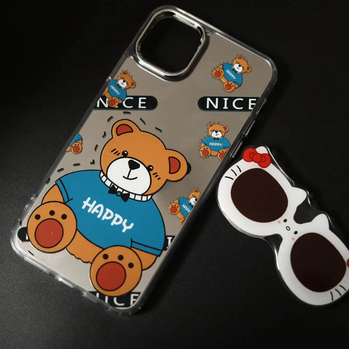 Mirror Teddy Case - iPhone