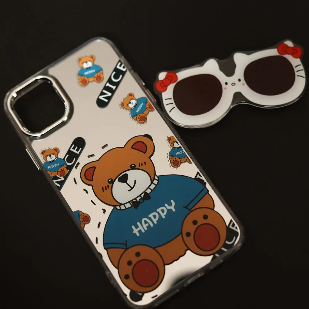 Mirror Teddy Case - iPhone