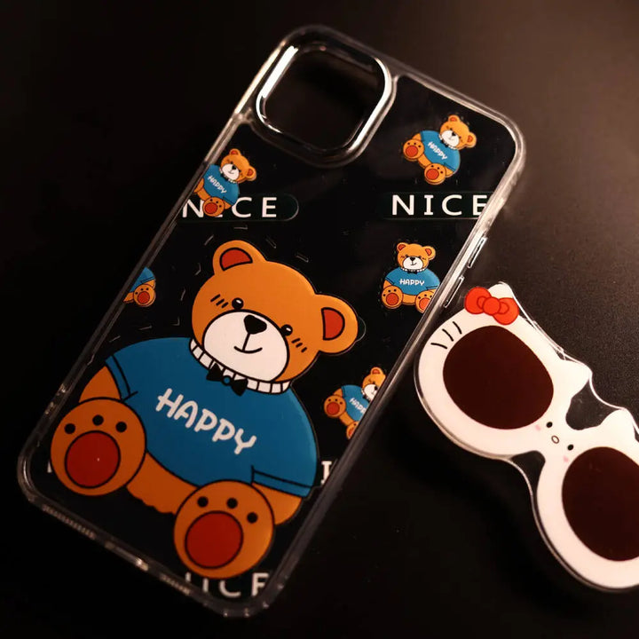 Mirror Teddy Case - iPhone