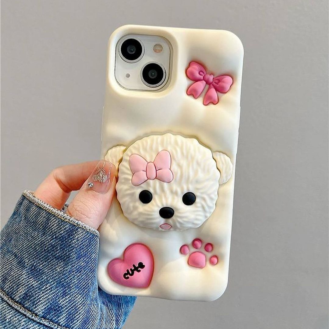 3D Mesmeric Puppy Case - iPhone